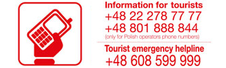 Telefon Bezpieczeństwa dla turystów
